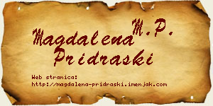 Magdalena Pridraški vizit kartica